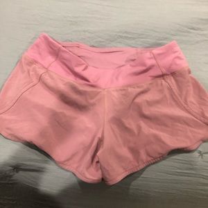 Lululemon size 10 pink/purple shorts